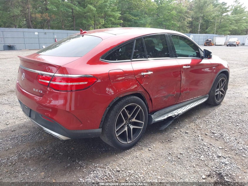Vin: 4jged6eb1ha055386, lot: 46608545, mercedes-benz amg gle 43 coupe 4matic 20174