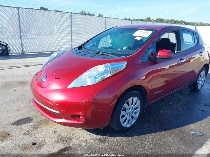 2013 Nissan Leaf, Правый бок, IAAI, VIN 1N4AZ0CP4DC421460 — фото 2