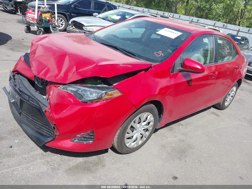 2018 Toyota Corolla, Front End, IAAI, VIN 2T1BURHE7JC119981 — photo 2