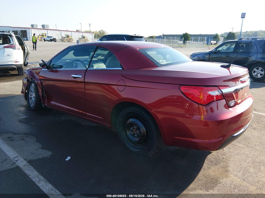 Vin: 1c3bcbfg6cn289798, lot: 46608571, chrysler 200 limited 20123