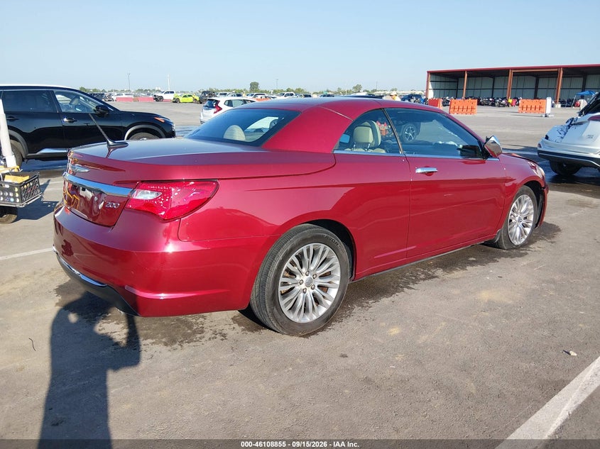 Vin: 1c3bcbfg6cn289798, lot: 46608571, chrysler 200 limited 20124