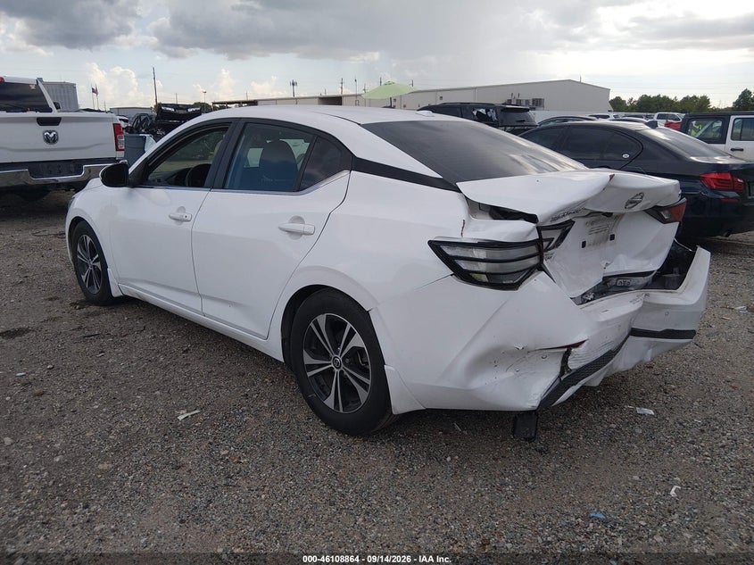 Vin: 3n1ab8cv1my266677, lot: 46608580, nissan sentra sv xtronic cvt 20213