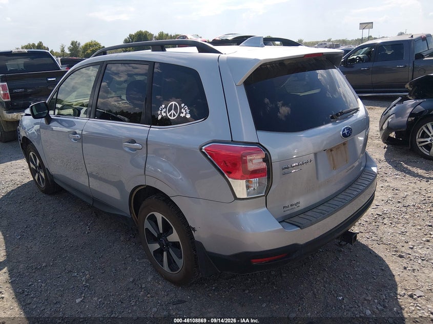 Vin: jf2sjajc3hh499265, lot: 46608585, subaru forester 2.5i limited 20173