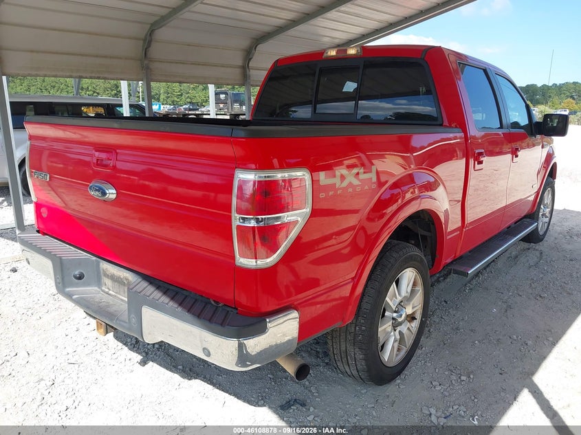 Vin: 1ftfw1et3cfc69063, lot: 46608594, ford f-150 lariat 20124