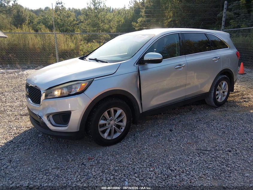 Vin: 5xypg4a30gg024376, lot: 46608608, kia sorento 2.4l l 20162