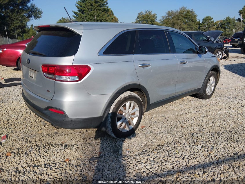 Vin: 5xypg4a30gg024376, lot: 46608608, kia sorento 2.4l l 20164