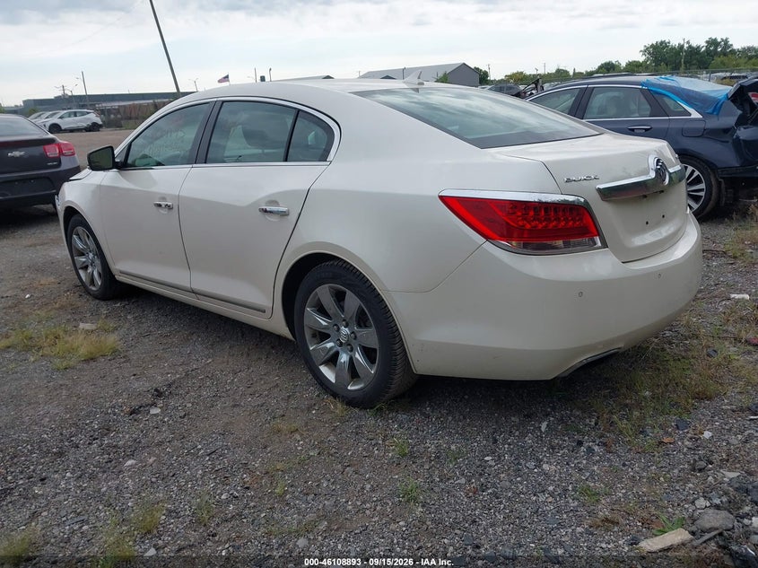 Vin: 1g4gf5e37cf364037, lot: 46608609, buick lacrosse premium 2 group 20123