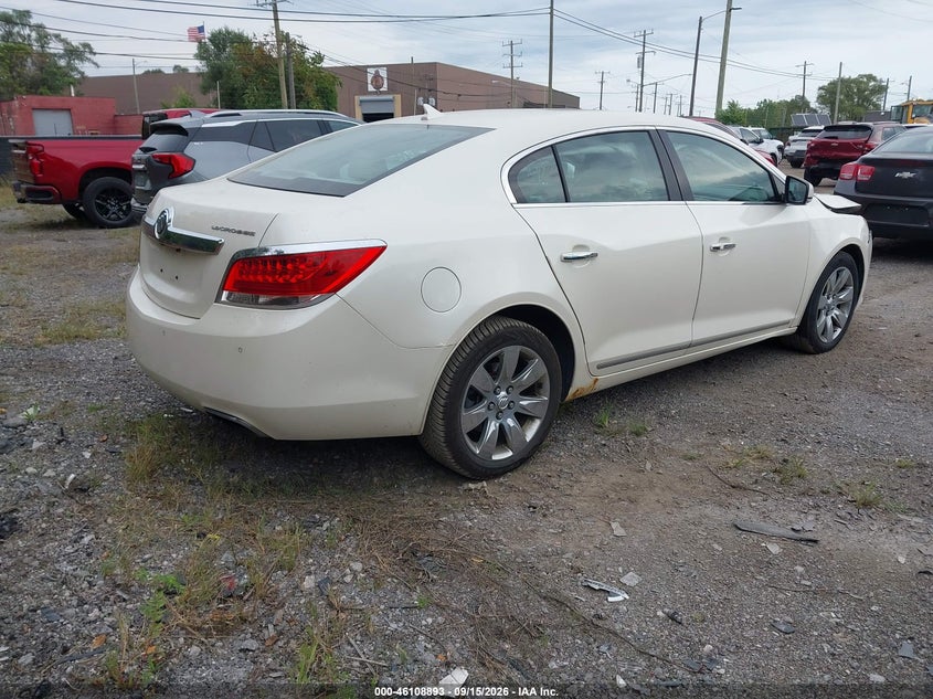 Vin: 1g4gf5e37cf364037, lot: 46608609, buick lacrosse premium 2 group 20124