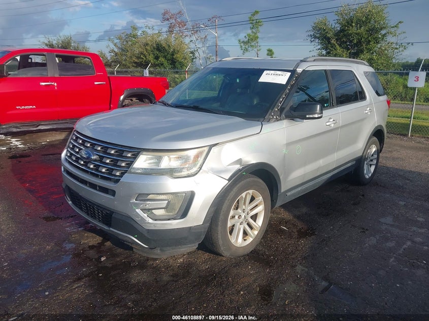 Vin: 1fm5k7d82hga67190, lot: 46608613, ford explorer xlt 20172