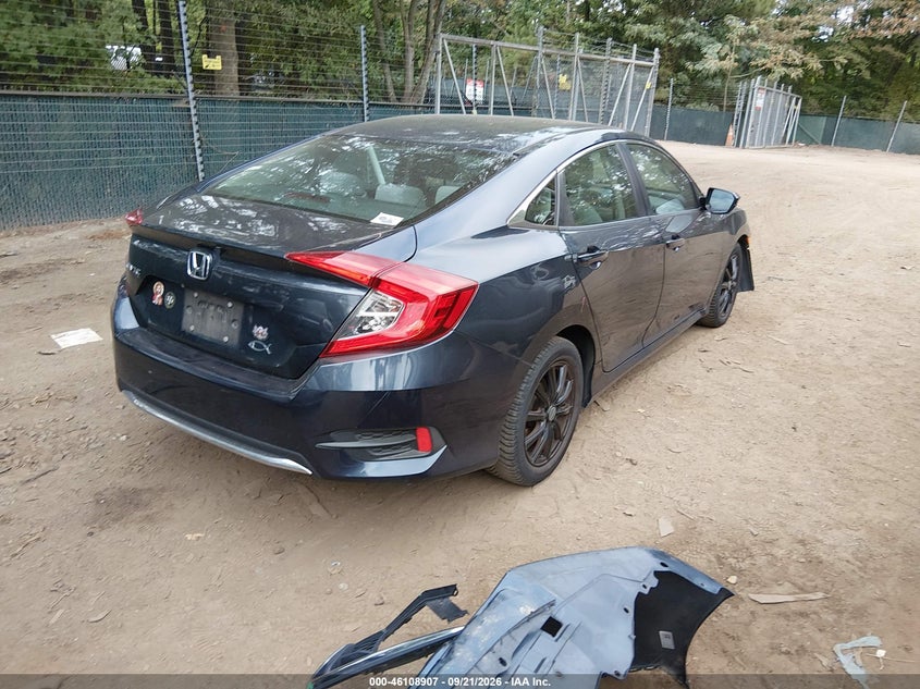 Vin: 19xfc2f64ke008279, lot: 46608622, honda civic lx 20194