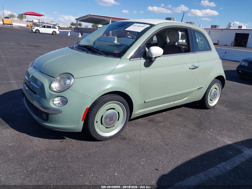 Vin: 3c3cffcrxft528508, lot: 46608625, fiat 500 1957 edition 20152