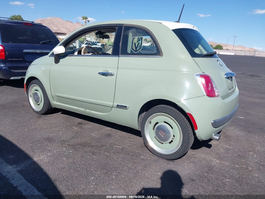 Vin: 3c3cffcrxft528508, lot: 46608625, fiat 500 1957 edition 20153