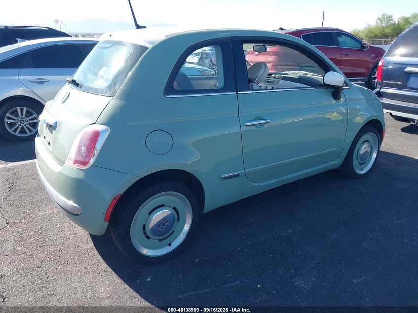 Vin: 3c3cffcrxft528508, lot: 46608625, fiat 500 1957 edition 20154