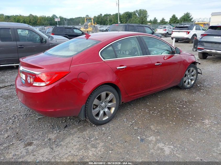 Vin: 2g4gs5ev7d9128415, lot: 46608628, buick regal turbo - premium 1 20134