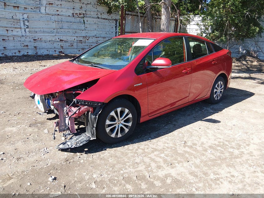 Vin: jtdl9rfu3k3009360, lot: 46608660, toyota prius xle 20192
