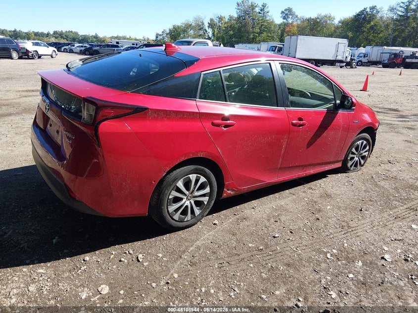 Vin: jtdl9rfu3k3009360, lot: 46608660, toyota prius xle 20194
