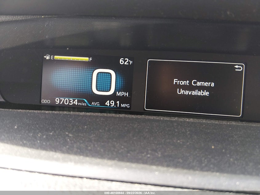 TOYOTA PRIUS 2019 VIN JTDL9RFU3K3009360