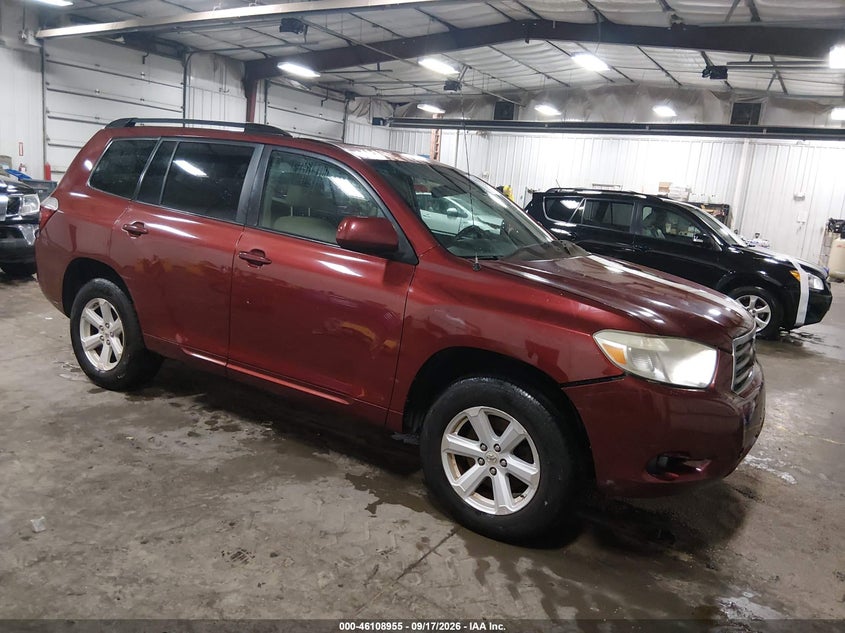 Vin: 5tdbk3eh9as027716, lot: 46608671, toyota highlander base v6 2010 img_1