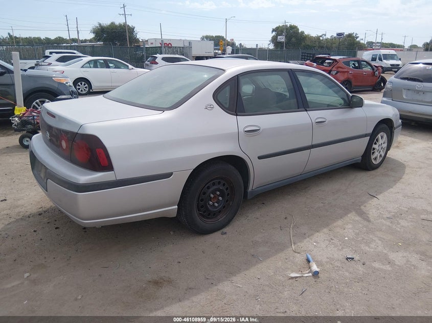 CHEVROLET IMPALA 2003 VIN 2G1WF52E639339198
