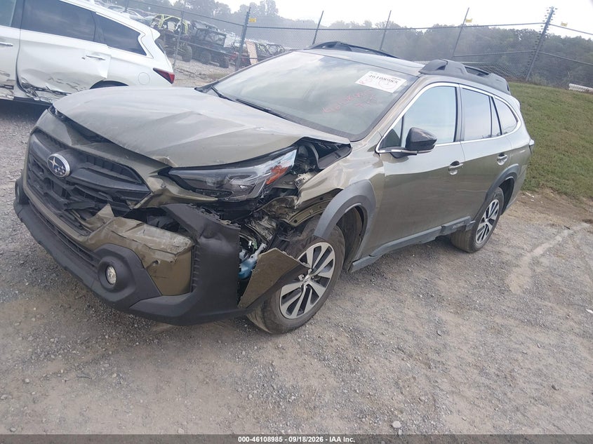 Vin: 4s4btafcxs3102393, lot: 46608701, subaru outback premium 20252