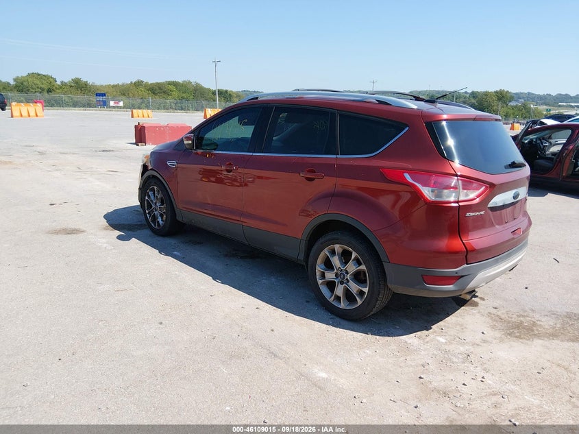 Vin: 1fmcu9j95euc51854, lot: 46608731, ford escape titanium 20143
