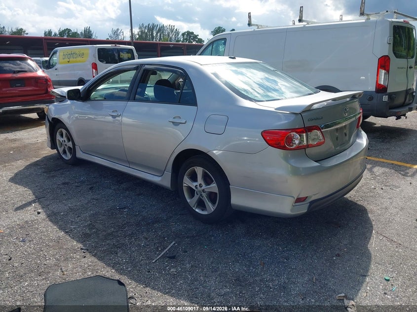 Vin: 2t1bu4ee5bc745506, lot: 46608733, toyota corolla s 20113