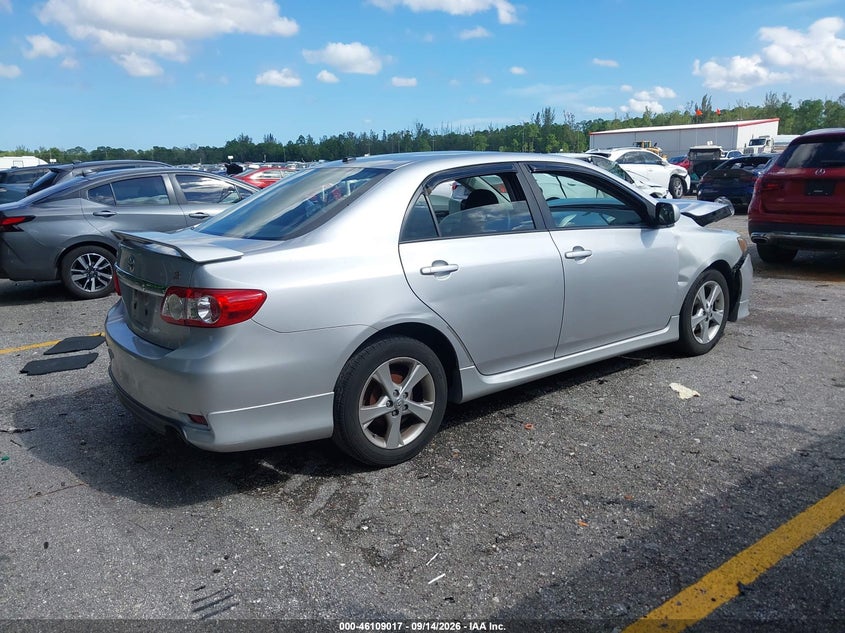 Vin: 2t1bu4ee5bc745506, lot: 46608733, toyota corolla s 20114