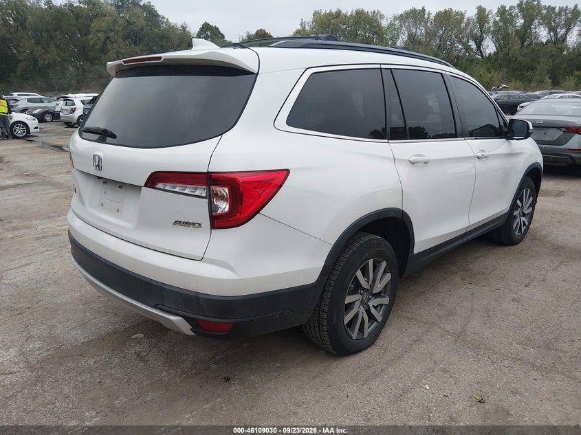 Vin: 5fnyf6h36mb072265, lot: 46608746, honda pilot awd ex 20214