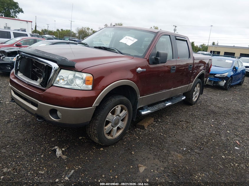 2006 Ford F-150 Fx4/Lariat/Xlt, Удар спереди, IAAI, VIN 1FTPW14V66KD95257 — фото 2