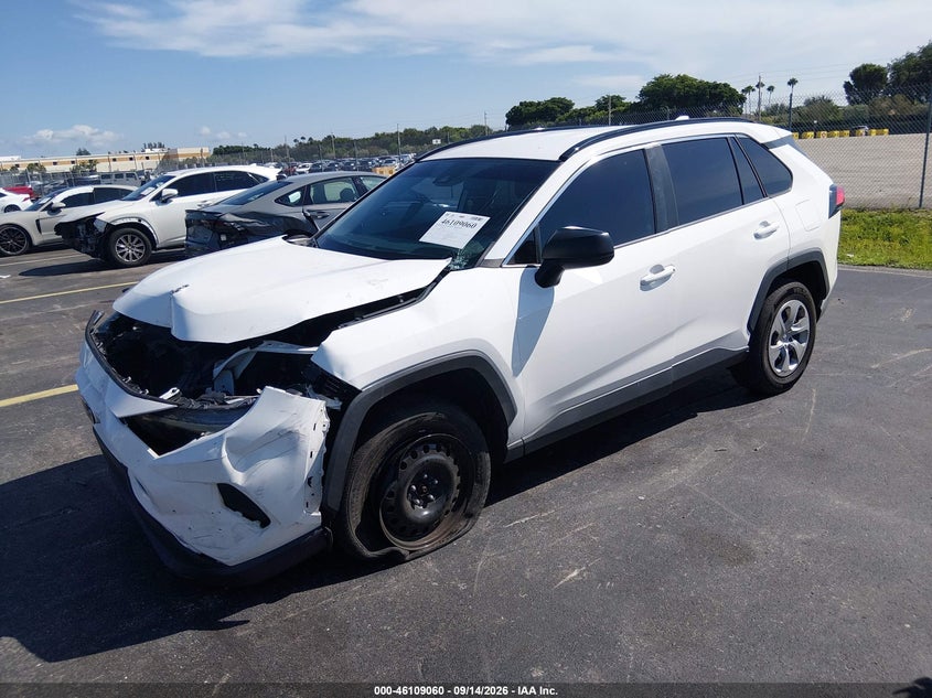 Vin: 2t3h1rfv9kw055116, lot: 46608776, toyota rav4 le 20192