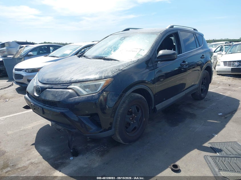 Vin: 2t3bfrevxjw754682, lot: 46608809, toyota rav4 le 20182