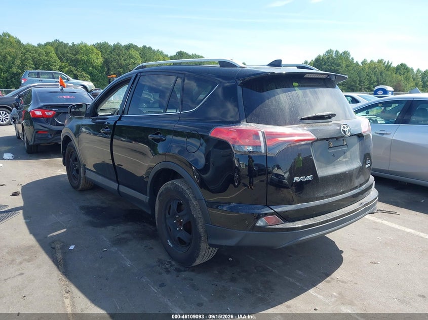 Vin: 2t3bfrevxjw754682, lot: 46608809, toyota rav4 le 20183
