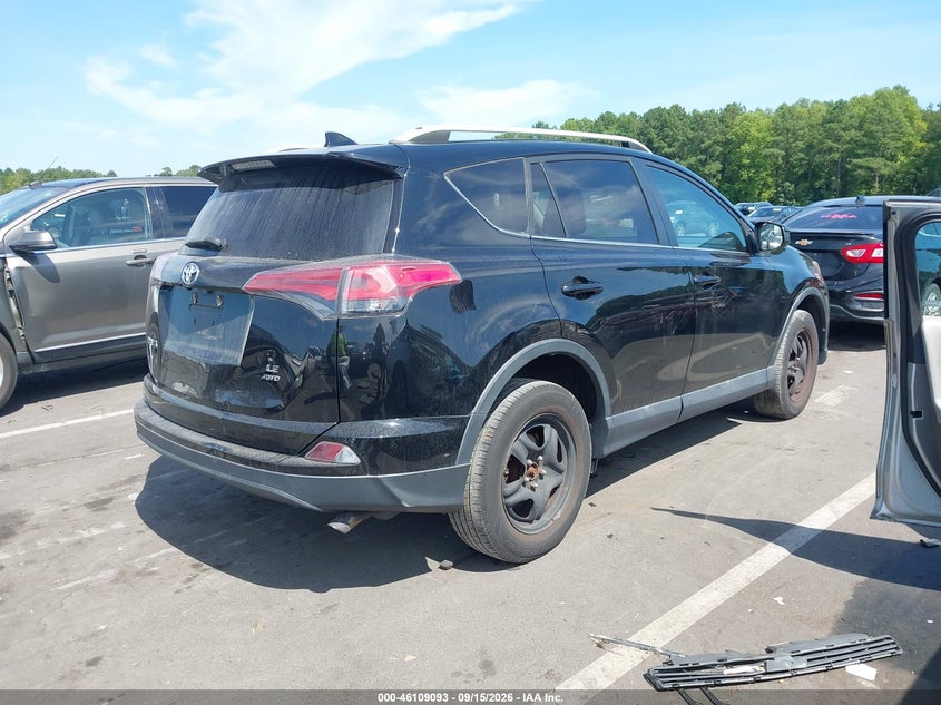 Vin: 2t3bfrevxjw754682, lot: 46608809, toyota rav4 le 20184