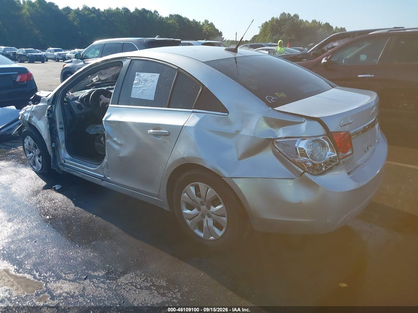 Vin: 1g1pc5sh2c7371705, lot: 46608816, chevrolet cruze ls 20123