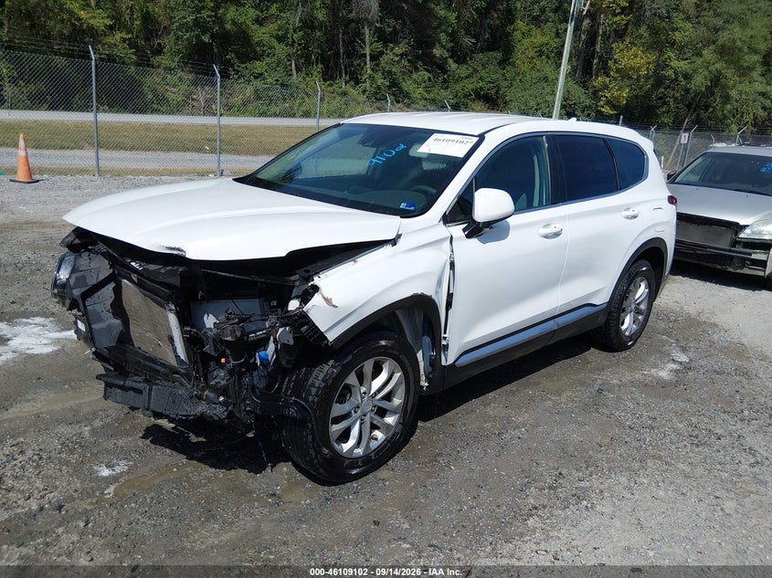 Vin: 5nms3cad8lh228397, lot: 46608818, hyundai santa fe sel 20202