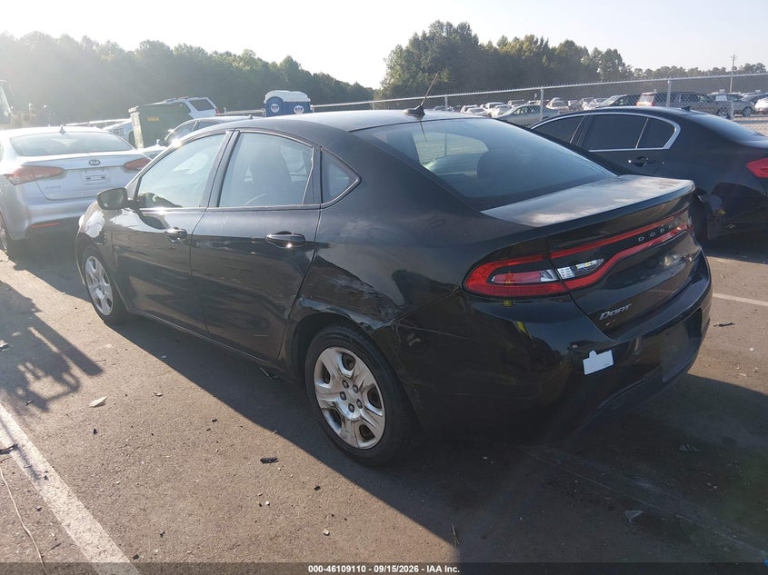 Vin: 1c3cdfaa5ed768301, lot: 46608826, dodge dart se 20143