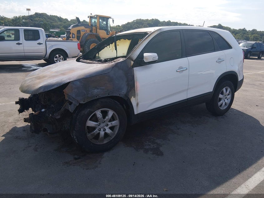 Vin: 5xykt4a17dg396040, lot: 46608841, kia sorento lx 20132