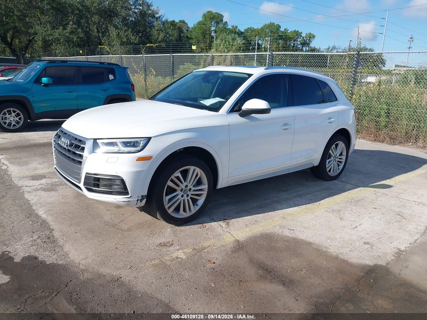 Vin: wa1bnafy8j2154422, lot: 46608844, audi q5 2.0t premium 20182