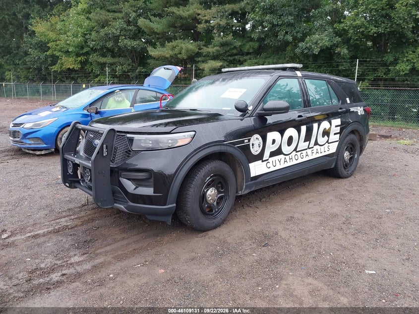 Vin: 1fm5k8ab1sga06264, lot: 46608848, ford police interceptor utility 20252