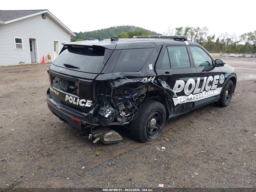 Vin: 1fm5k8ab1sga06264, lot: 46608848, ford police interceptor utility 20254