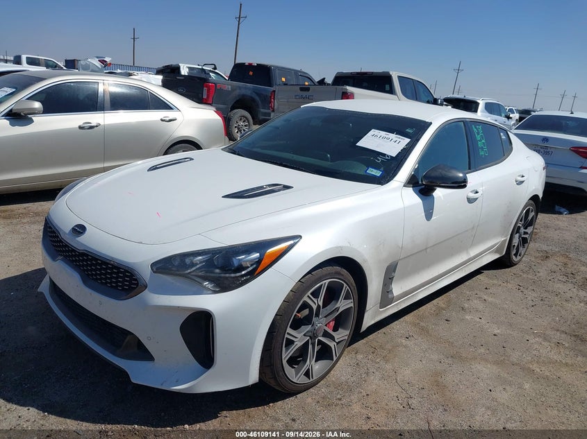 Vin: knae35lc5k6054553, lot: 46608857, kia stinger gt 20192