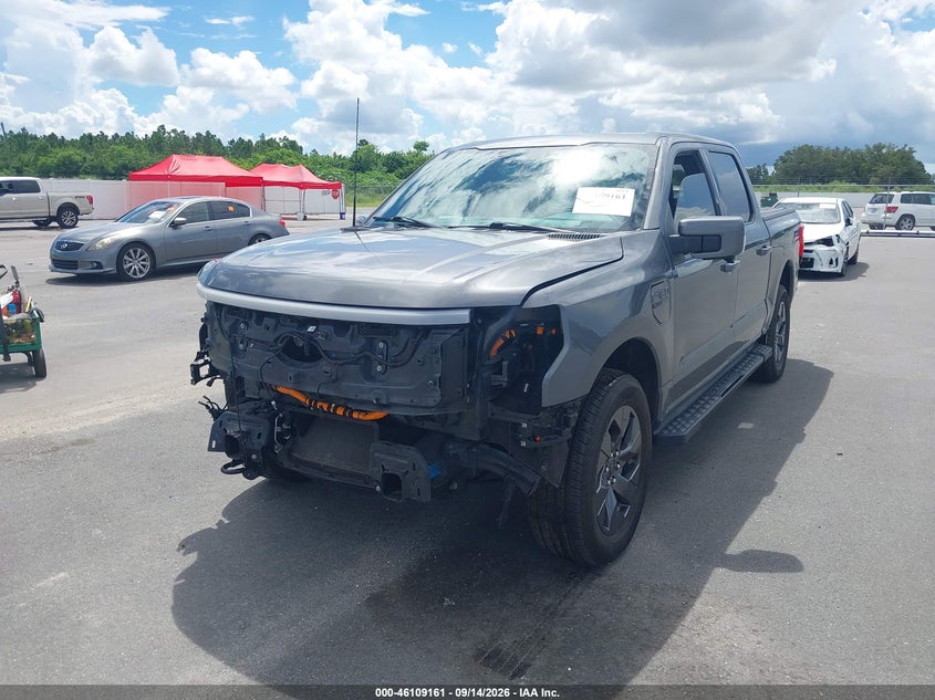 Vin: 1ft6w1ev8nwg08520, lot: 46608878, ford f-150 lightning lariat 20222