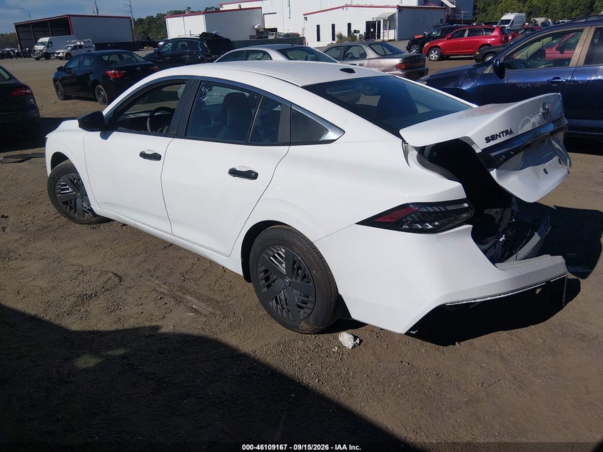 Vin: 3n1ab9bv3ty267559, lot: 46608883, nissan sentra s 20263