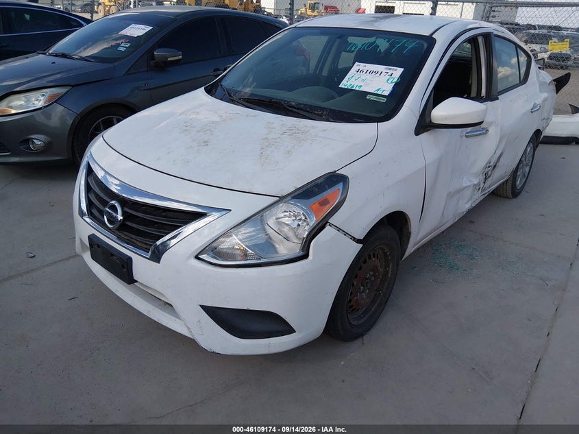 Vin: 3n1cn7ap9fl826878, lot: 46608890, nissan versa 1.6 sv 20152