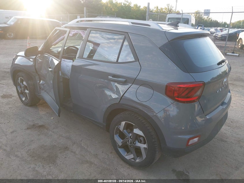 Vin: kmhrc8a36mu098578, lot: 46608905, hyundai venue sel 20213