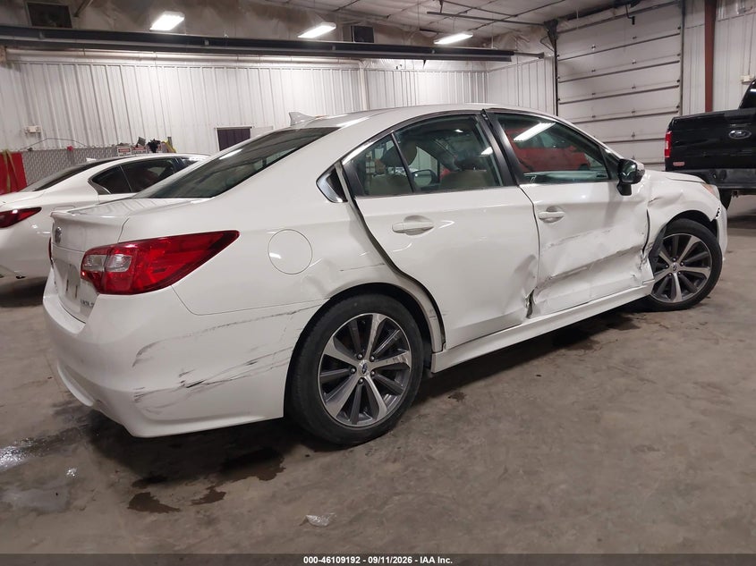 Vin: 4s3bnbl64g3050978, lot: 46608908, subaru legacy 2.5i limited 20164