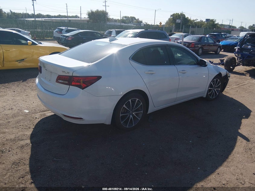 Vin: 19uub2f30ga011143, lot: 46608930, acura tlx v6 20164