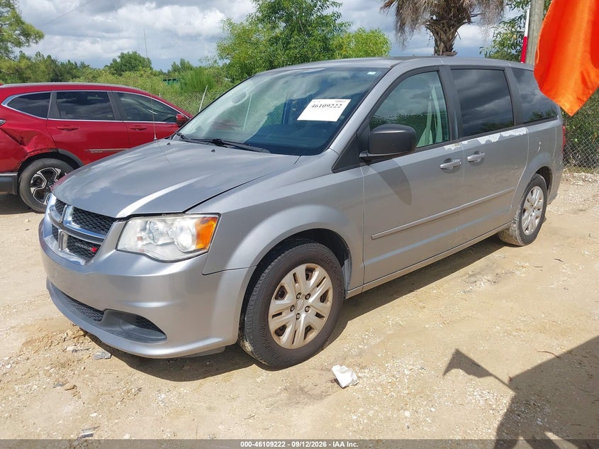 Vin: 2c4rdgbg8gr155345, lot: 46608938, dodge grand caravan se 20162