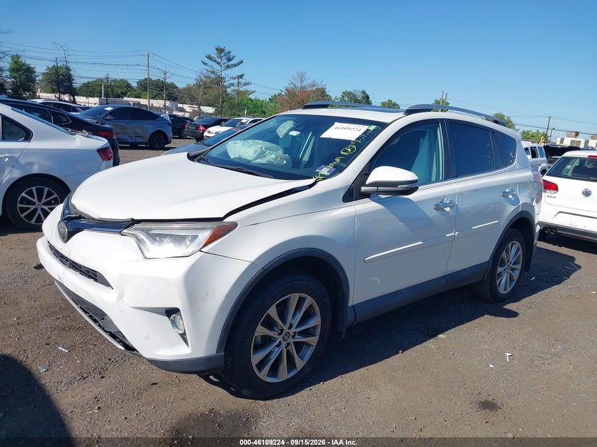 Vin: 2t3dfrevxgw483155, lot: 46608940, toyota rav4 limited 20162