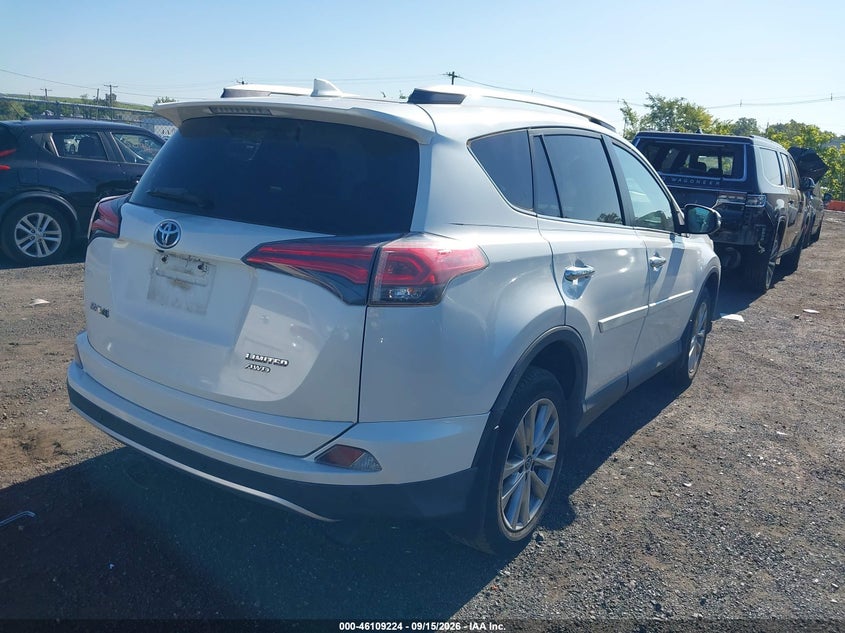 Vin: 2t3dfrevxgw483155, lot: 46608940, toyota rav4 limited 20164